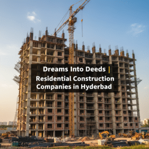 Read more about the article Dreams Into Deeds | Residential Construction Companies in Hyderabad